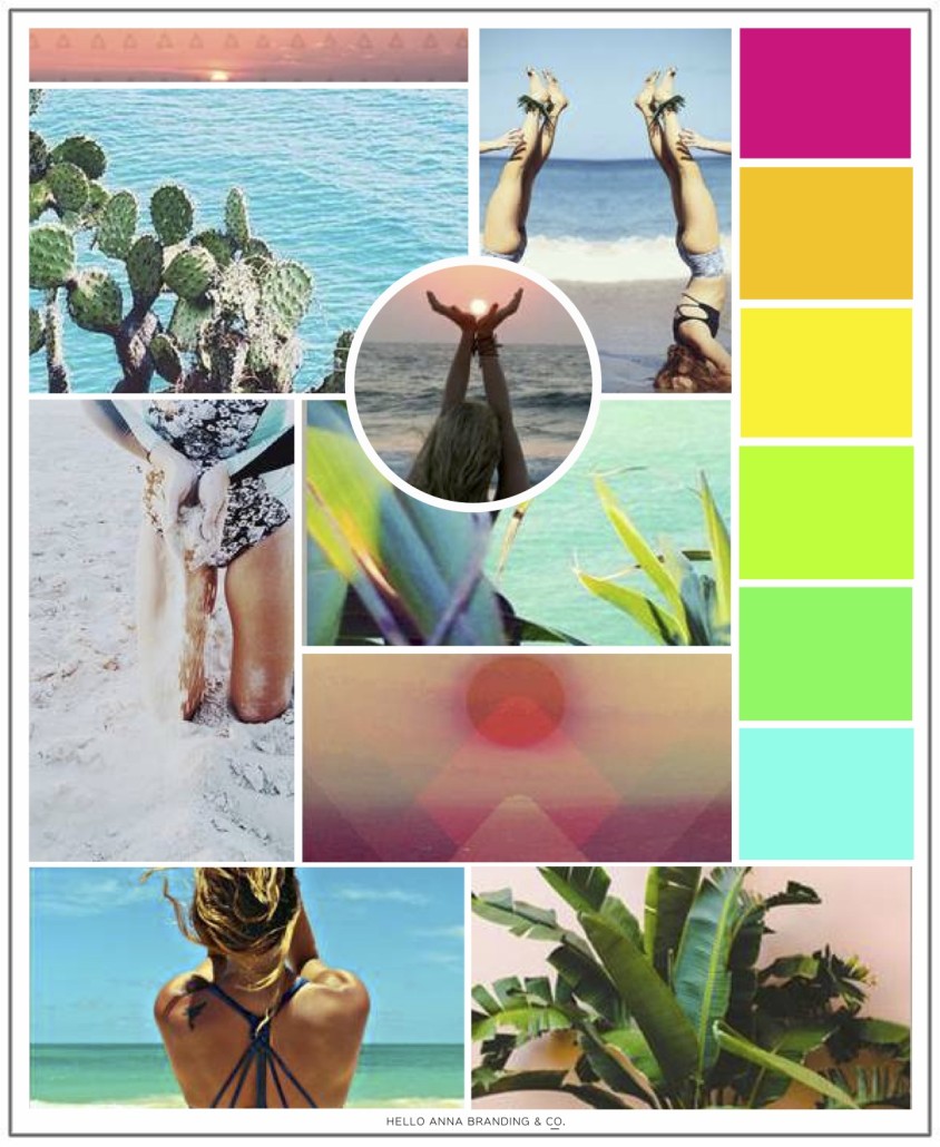 YogaBrights Color Inspiration Board